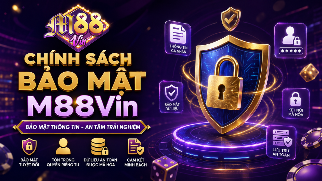 Chính sách bảo mật của cổng game M88vin